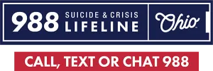 988 Suicide & Crisis Lifeline Ohio – Call, text or chat 988